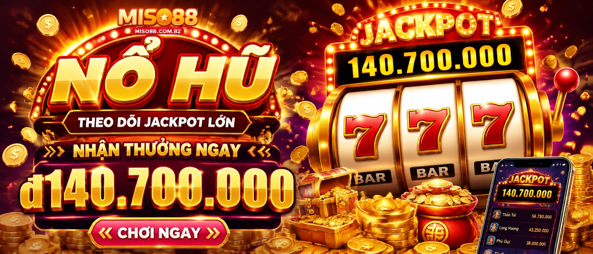 Hình minh họa game Nổ Hũ nổi bật trên giao diện danh mục